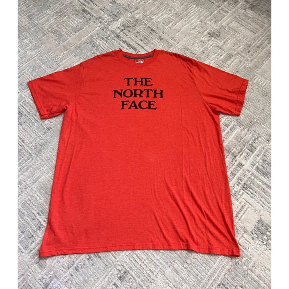 The North Face Red Classic Fit Mens XXL T Shirt Short Sleeve Casual - Picture 1 of 13